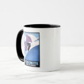 Mug Affiche promotionnelle du ski d'hiver (Devant gauche)
