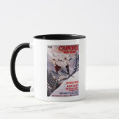 Mug Affiche promotionnelle ski (Gauche)