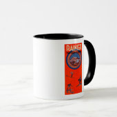 Mug Affiche publicitaire du Mont Rainier (Devant droit)