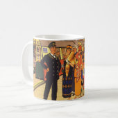 Mug Affiche Publicitaire vintage Pour Londres Undergro (Devant gauche)