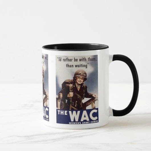 Mug Affiche recruteuse de WAC (Droite)