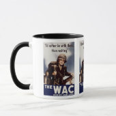 Mug Affiche recruteuse de WAC (Gauche)