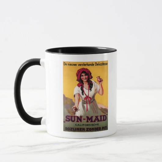 Mug Affiche Sun-Maid California Raisin (Gauche)