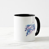 Mug Affiche théâtrale Blue Beetle Scarab (Devant droit)