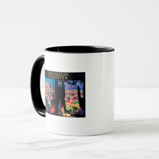 Mug Affiche touristique n° 2 (Devant gauche)