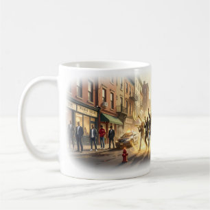 Mug Affiche Urban Street Hero Brass Band Golden Wings