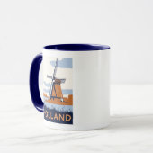 Mug Affiche vintage de la Hollande (Devant gauche)