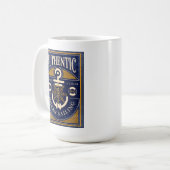 Mug Affiche vintage de navigation (Devant gauche)