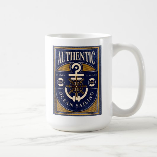 Mug Affiche vintage de navigation (Droite)