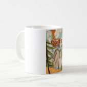 Mug Affiche vintage de Yosemite (Devant gauche)
