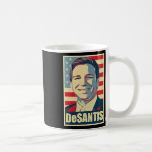 Mug Affiche vintage Desantis Président Républicain Flo