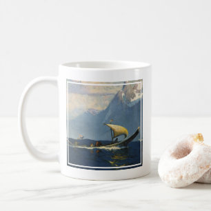 Mug Affiche Vintage voyage pour l'Alaska Pacifique Nor