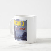 Mug Affiche Voyage Pour Les Vols Trans World Airlines (Devant gauche)