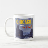Mug Affiche Voyage Pour Les Vols Trans World Airlines (Gauche)