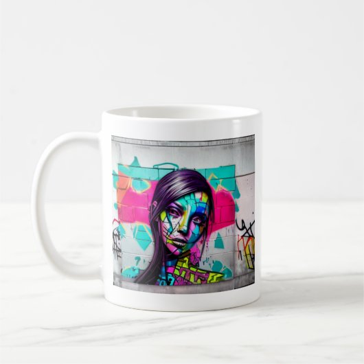 Mug Afficher les couleurs True | Graffiti Ai Généré (Gauche)