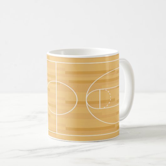 Mug Afficher vos couleurs - Basketball (Devant droit)