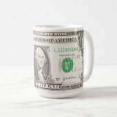 Mug Afficher vos couleurs - Dollar US (Devant droit)
