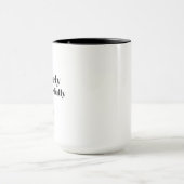 Mug Affirmation biblique positive simple Christian Bla (Centre)