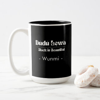 Mug Affirmation Black Is Beautiful — Cadeau pour E