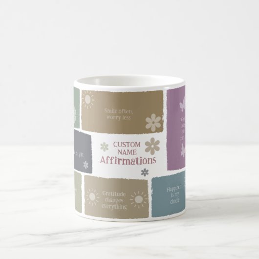 Mug Affirmation Boho Et Citation Inspirationnelle Flor (Centre)