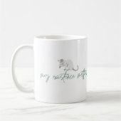 Mug Affirmation Cat Mug, "My Existence Matters" (Gauche)
