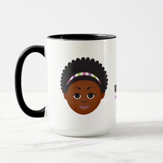 Mug Affirmation de #Proud2BNaturalMe (Gauche)