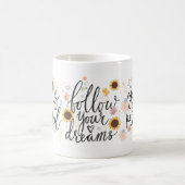 Mug Affirmation Design Fleur de tournesol (Centre)
