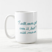 Mug Affirmation Émotionnelle Écrite à la Main à l'Encr (Gauche)