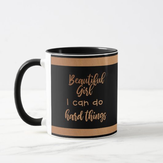 Mug Affirmation Magnifique Monogramme Motivationnel Fi (Gauche)