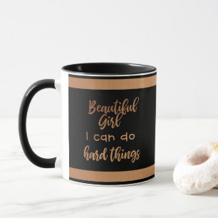 Mug Affirmation Magnifique Monogramme Motivationnel Fi