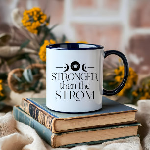 Mug Affirmation minimaliste Boho noir et blanc