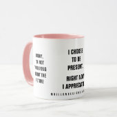 Mug Affirmation Passé Présent Futur (Devant gauche)