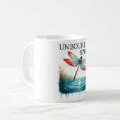 Mug Affirmation positive de libellules (Devant gauche)