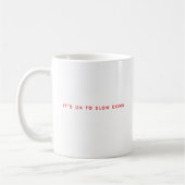 Mug Affirmation positive et citation de vie consciente (Gauche)