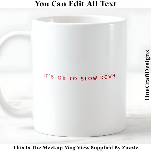 Mug Affirmation positive et citation de vie consciente