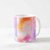 Mug Affirmation quotidienne, Loi de l'attraction, Moti (Devant droit)