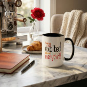 Mug Affirmation quotidienne motivationnelle typographi