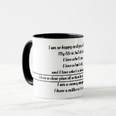 Mug Affirmations (Devant gauche)