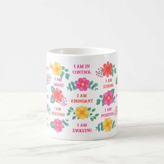 Mug Affirmations Créez Vos Propres Citations Inspirant (Centre)