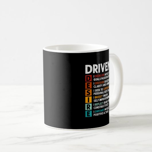 Mug Affirmations de devis motivationnelles (Devant droit)
