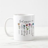 Mug Affirmations de Dieu (Gauche)