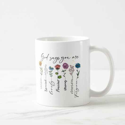 Mug Affirmations de Dieu (Droite)