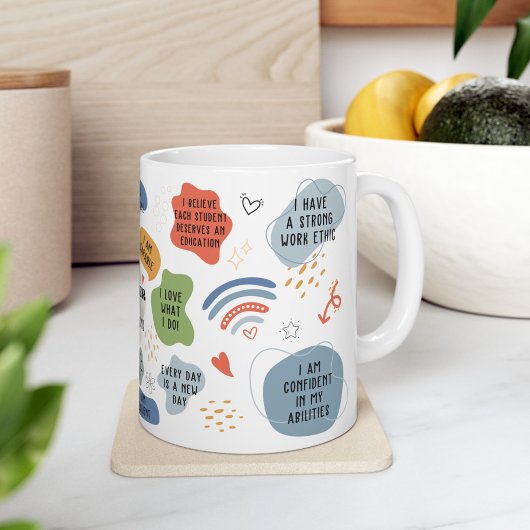 Mug Affirmations de l'enseignant