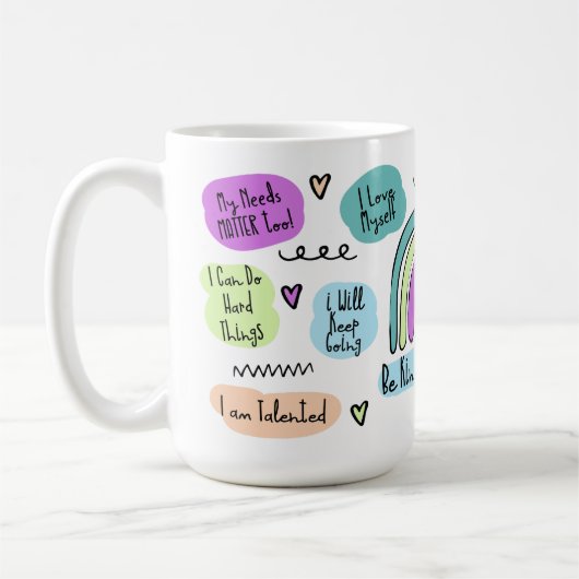 Mug Affirmations positives (Gauche)