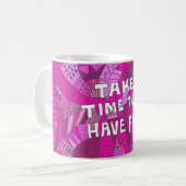 Mug Affirmations positives amour de soi détente (Devant gauche)