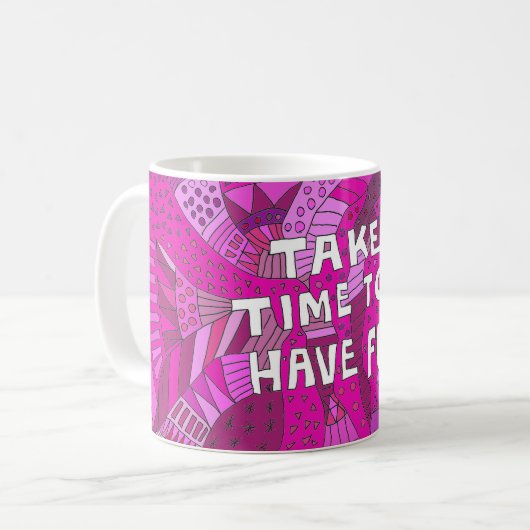 Mug Affirmations positives amour de soi relaxant (Devant gauche)