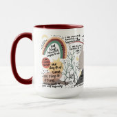 Mug Affirmations positives d'auto-amour (Gauche)