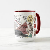 Mug Affirmations positives d'auto-amour (Devant droit)