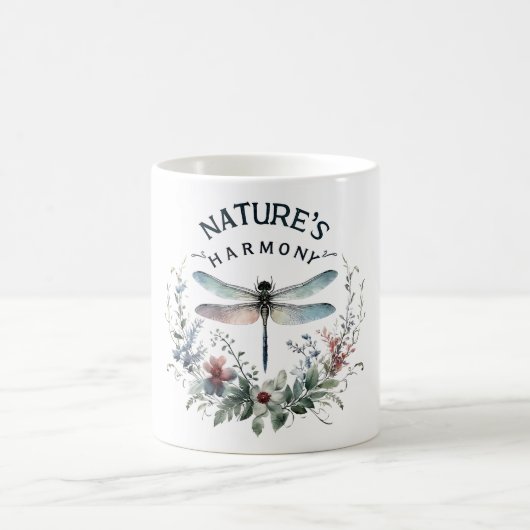Mug Affirmations positives de libellules (Centre)