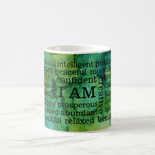 Mug Affirmations positives Déclaration de I AM (Centre)